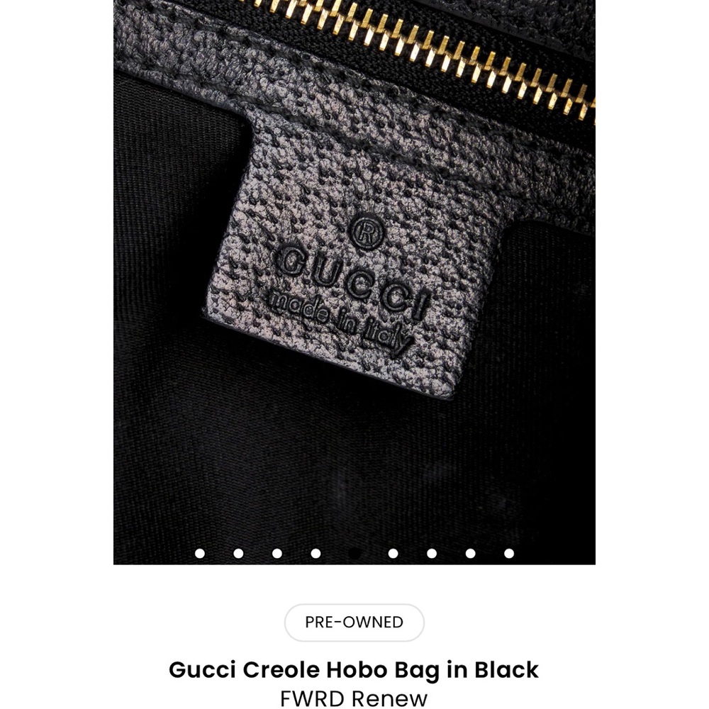 Gucci horsebit Black Leather Creole Shoulder Bag - Picture 4 of 14